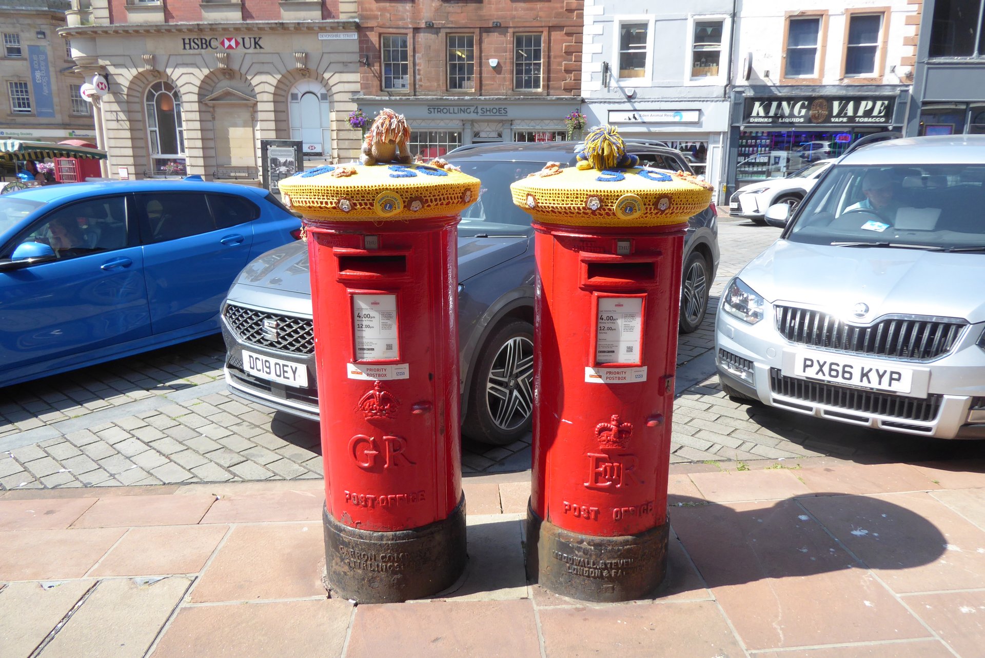 Postbox: Devonshire Arcade, Penrith, Penrith, Westmorland and Furness